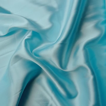 Blúz szatén - Babakék színben, elasztikus