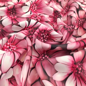 Barbi, Digital Print – Pink színű nagy margaréta mintával Barbi, Digital Print – Pink színű nagy margaréta mintával