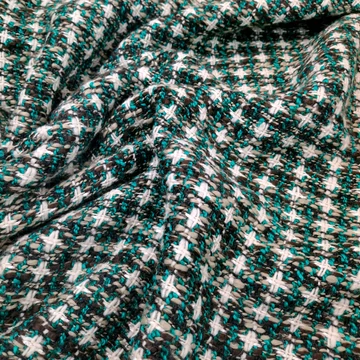 Chanel szövet - Méregzöld színben Chanel szövet - Méregzöld színben