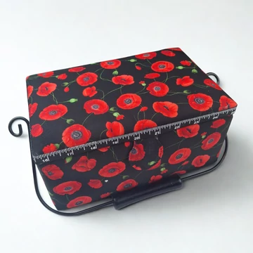 Varró doboz - Pipacsos mintával