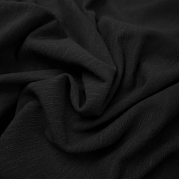 Futter, vékony - Fekete melange színben, bolyhos