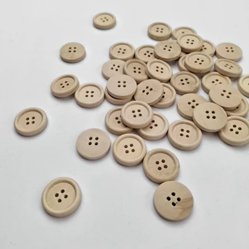 Fa gomb, FANNI – Natúr színben, 20" (3554)