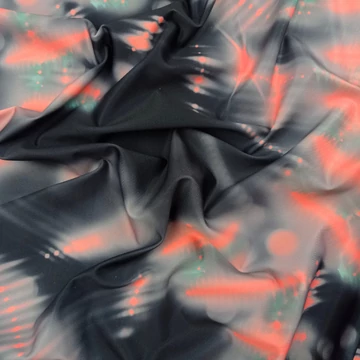 Jég jersey - Fénycsóvás mintával, neon narancssárga