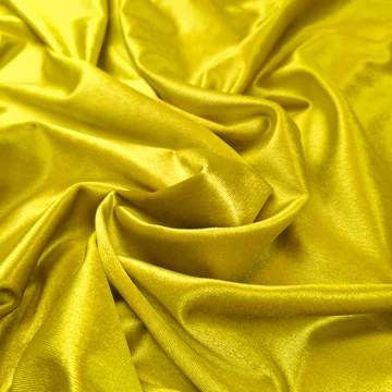 Elasztikus plüss - Zöldes-arany színben