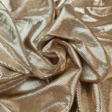 Jersey metál - Arany színben, elasztikus