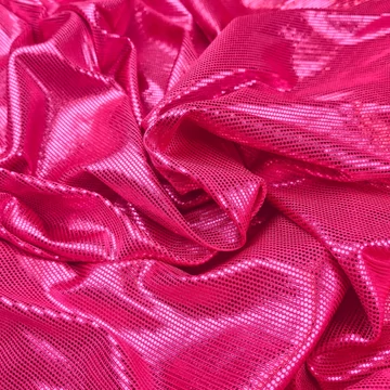 Jersey metál - Pink színben, elasztikus