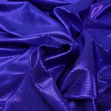 Jersey metál - Tintakék színben, elasztikus