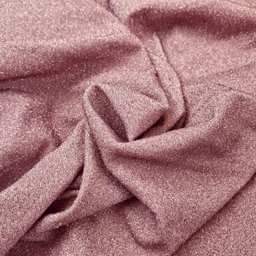 Jersey, glitteres - Mályva színben, elasztikus