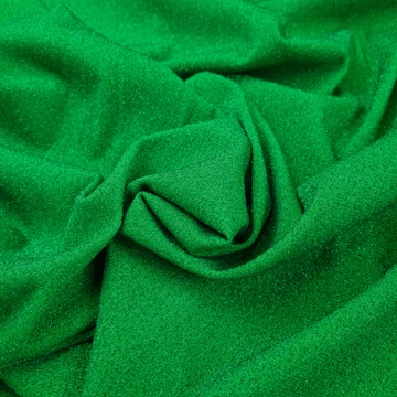 Jersey, glitteres - Zászlózöld színben, elasztikus