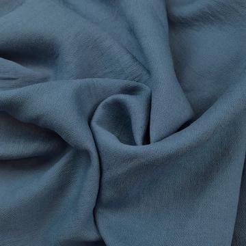 Len-viszkóz anyag — Farmerkék színben