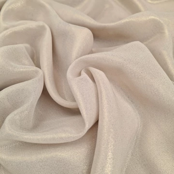 Muszlin – Világos bézs színben, csillogó