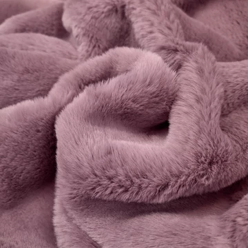 Műszőrme - Mályvás lila színben, extra puha