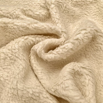 Teddy műszőrme - Nyers színben