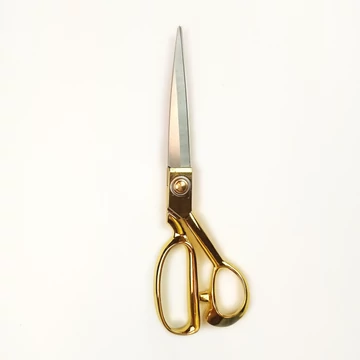 Rozsdamentes szabóolló, arany, 25 cm