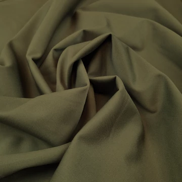 Elasztikus pamutvászon - Kekizöld színben