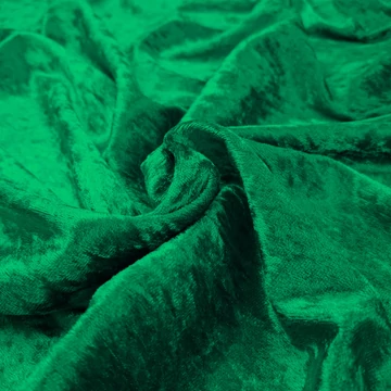 Plüss velúr – Fenyőzöld színben, elasztikus