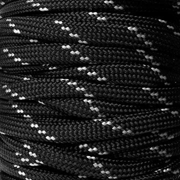 Parakord zsinór – Fekete-fehér színben, 4mm Parakord zsinór – Fekete-fehér színben, 4mm