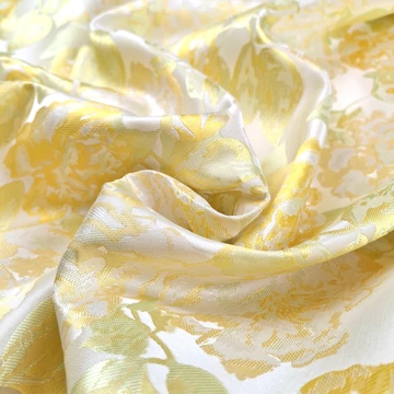 Jacquard 293 – Rózsa mintával, sárga színben Jacquard 293 – Rózsa mintával, sárga színben