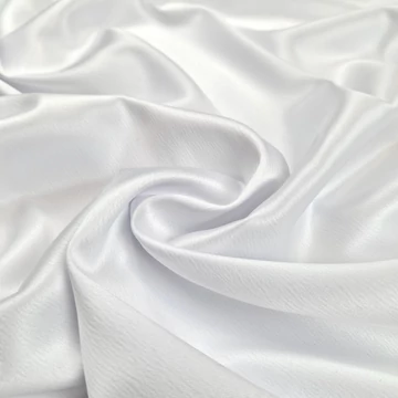 Menyasszonyi szatén, elasztikus – Hófehér színben Menyasszonyi szatén, elasztikus – Hófehér színben
