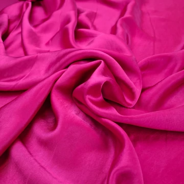 Krepp szatén, crepe szatén – Ciklámen színben, elasztikus