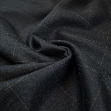 Gyapjú szövet - Kockás mintával