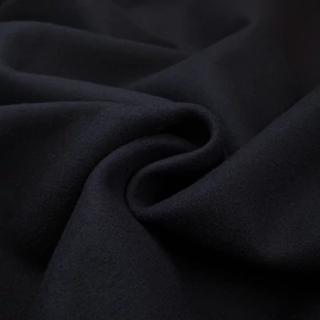 Gyapjú szövet - Sötétkék és fekete színben, kétoldalas