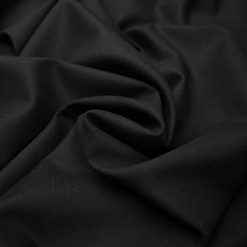 Gyapjú szövet - Fekete színben