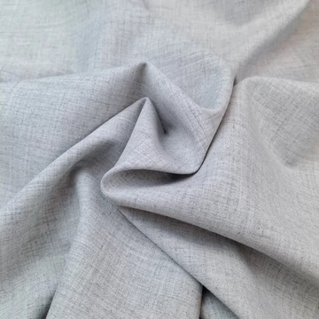 Viszkóz szövet – Világos szürke melange színben, elasztikus