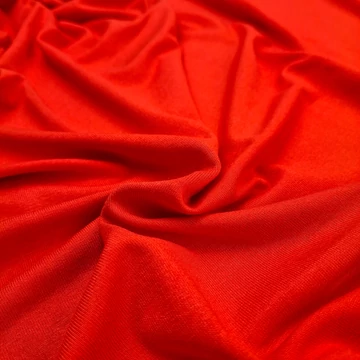 Viszkóz jersey - Piros színű üni