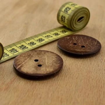 Kókusz gomb – Két lyukú, 60"