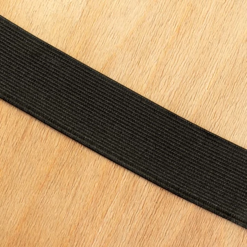 Gumiszalag szövött – Erős nadrág gumipertli fekete színben, 30mm Gumiszalag szövött – Erős nadrág gumipertli fekete színben, 30mm