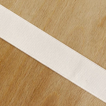 Gumiszalag szövött – Erős nadrág gumipertli fehér színben, 30mm