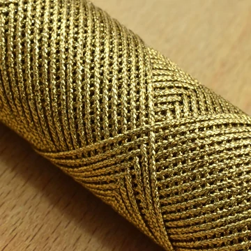 Fémszálas zsinór – Lurex borítással, arany színben, 1,3mm