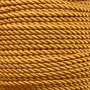 Sodrott zsinór – Karamell színben, fényes, 3mm Sodrott zsinór – Karamell színben, fényes, 3mm