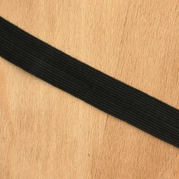 Gumiszalag – Szegőgumi fekete színben, 20mm Gumiszalag – Szegőgumi fekete színben, 20mm