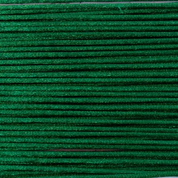 Szatén zsinór – Patkányfarok sötétzöld színben, 2mm