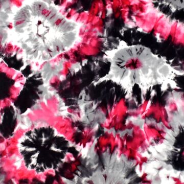 Jég jersey – Színes batikolt mintával, DigitalPrint
