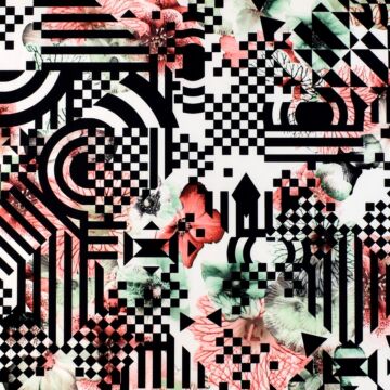 Jég jersey – Virágos és geometriai mintával, DigitalPrint