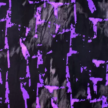 Jég jersey – Fekete alapon lila töredezett mintával