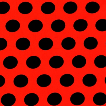 Piké – Piros alapon fekete pöttyös mintával