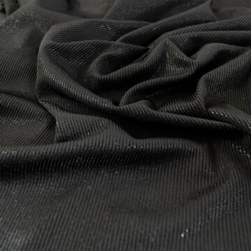 Jersey Foil – Fekete színben, glitteres