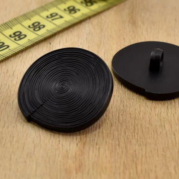 Fém gomb – ZITA, fekete színben, 52" Fém gomb – ZITA, fekete színben, 52"