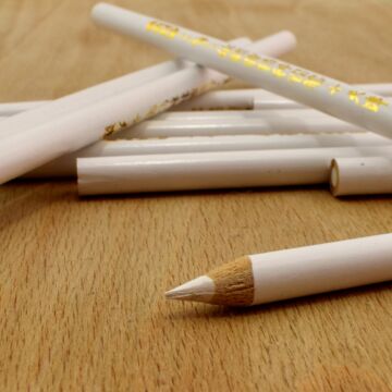 Jelölő ceruza – Fehér színben, kerek