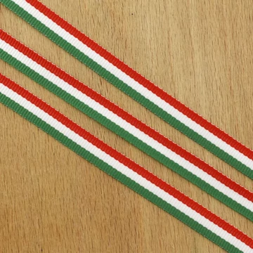 Nemzeti szalag – Magyar nemzeti színű szövött szalag, 10mm