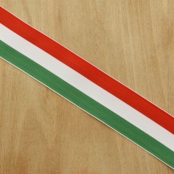Nemzeti szalag – Magyar nemzeti színű szövött szalag, 50mm
