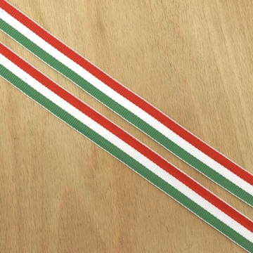 Nemzeti szalag – Magyar nemzeti színű szövött szalag, 18 mm