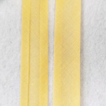 Ferdepánt - Pamut, 20mm, sárga  (7007)