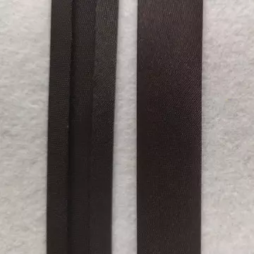 Ferdepánt - Szatén, 20mm, fekete (6425)