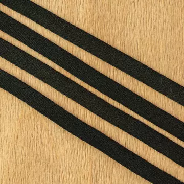 Köper szalag – Fekete színben, 7mm