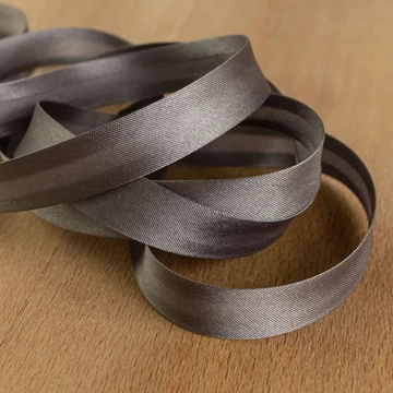 Ferdepánt - Szatén, középszürke, 20mm (6477) Ferdepánt - Szatén, középszürke, 20mm (6477)